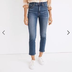 Madewell Stovepipe Jean Size 27 NWT